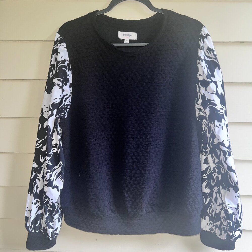 ANTHROPOLOGIE Porridge Textured Sweatshirt - Picture 4 of 9